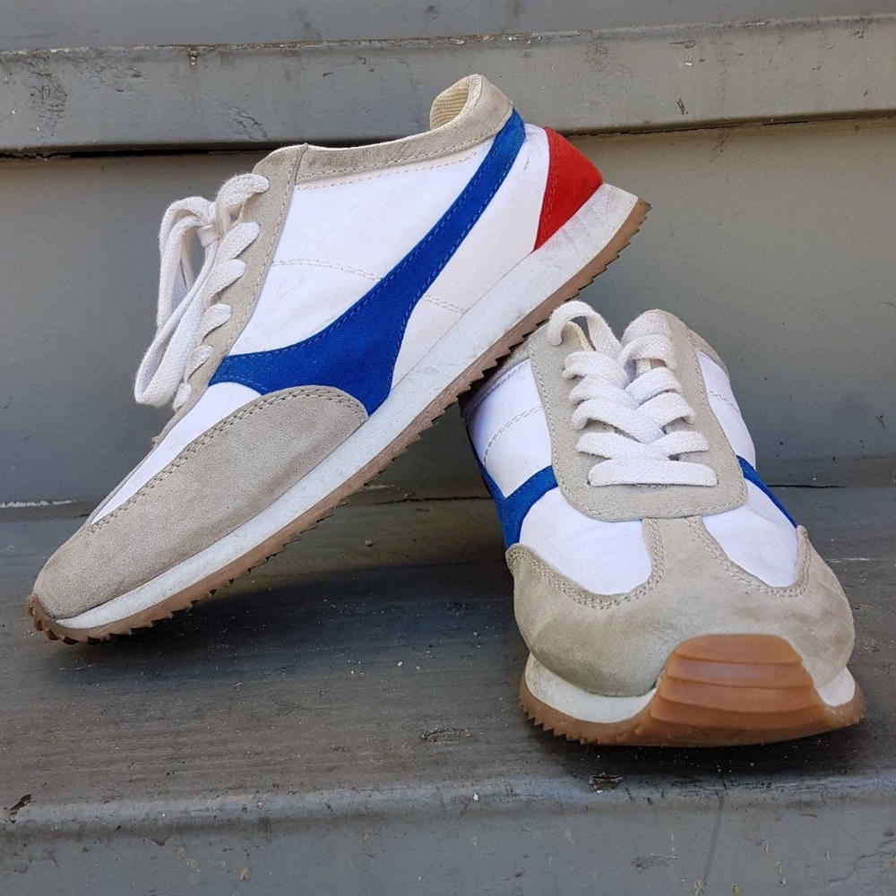 H&M 80's style fabric sneakers